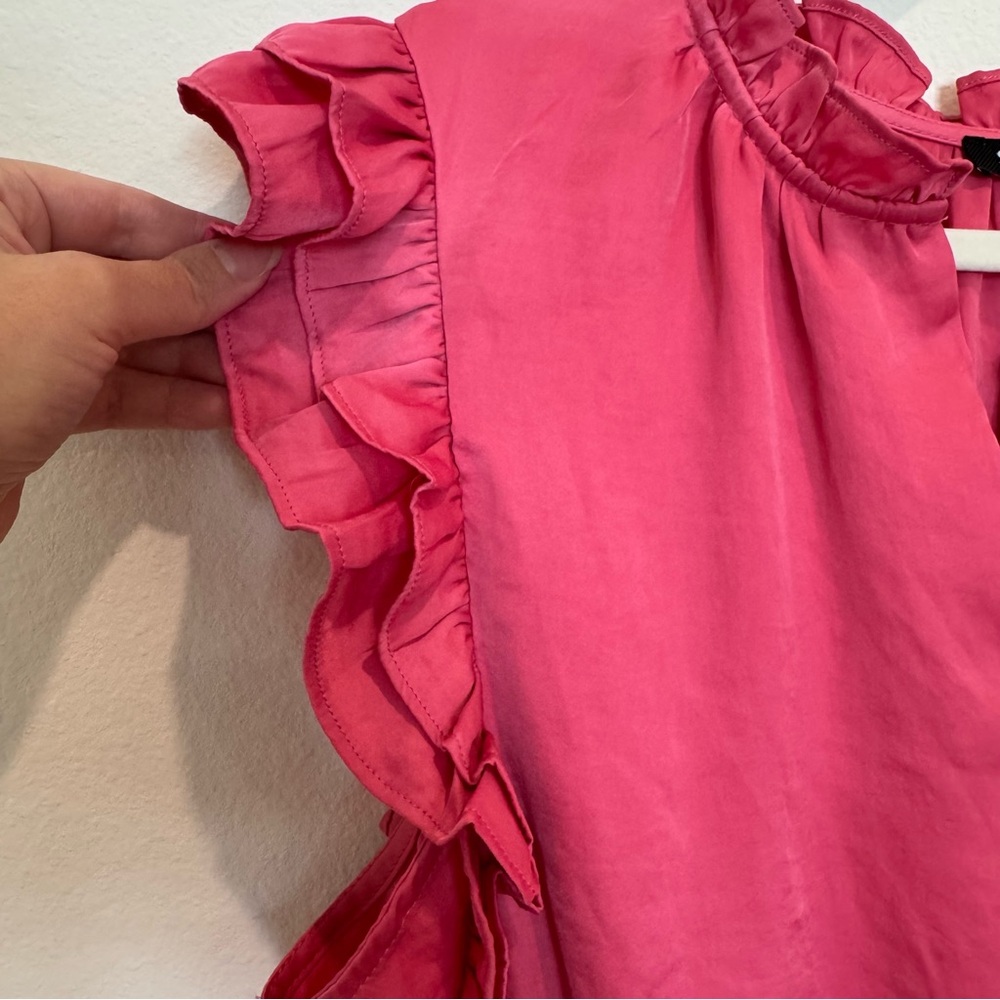 NWT Steve Madden Pink Ruffled Dress - Picture 7 of 11